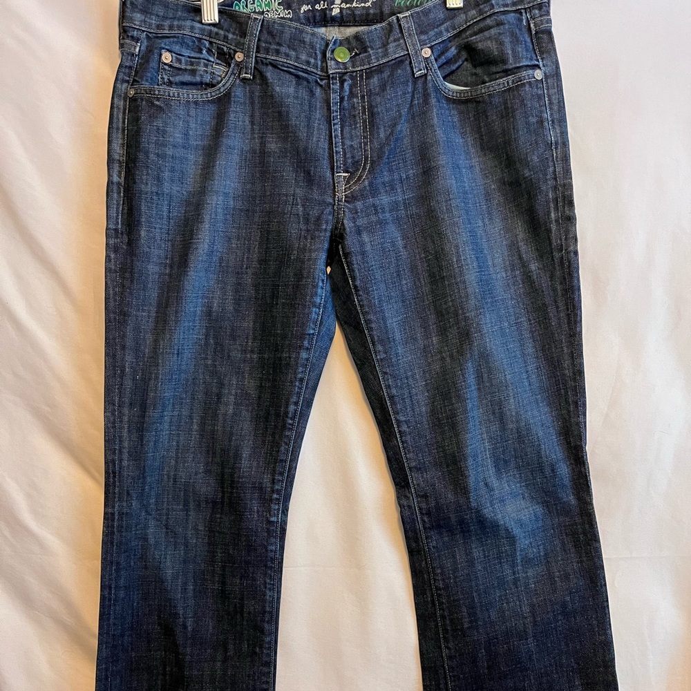 Citizens of Humanity bootcut dark wash soft fabric jeans. Size 32